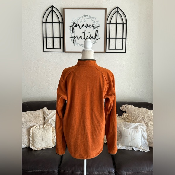 Arc’teryx Quarter Zip Orange Long Sleeve Jacket Size L Outdoor Hiking Gorpcore - Picture 9 of 13